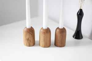 Portavelas de madera posmoderno, recién llegado, mejor calidad, juego de 3 piezas de un mayorista indio. - Product Image 6