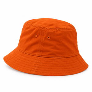 Sombrero de Pescador Ajustable de Algodón Naranja, Plegable, Protección Solar, Unisex, para Adultos, Viajes al Aire Libre, para las Cuatro Estaciones - Product Image 1
