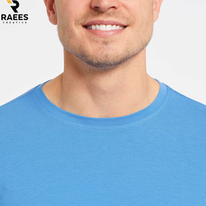 Plain <b>Blank</b> Design Long Sleeve O-Neck T-Shirt Men's High Quality <b>Canvas</b> Fabric Breathable OEM Service Wholesale - Product Image 4