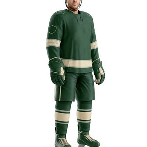 Ensemble d'équipement de hockey sur glace durable, uniforme de protection pour hommes, vêtements de sport flexibles, confortables et haute performance - Product Image 3