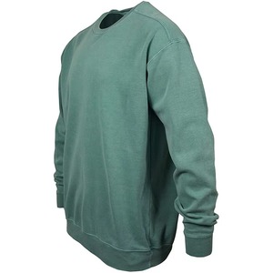 Sweat-shirt tendance pour homme à col rond, coupe classique, couleur unie, en coton French Terry, décontracté, pour l'automne, fournisseur OEM - Product Image 6