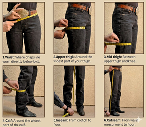 Guêtres complètes en cuir véritable de qualité supérieure, style western, avec franges, faites à la main, pour la protection des jambes lors de la pratique du cowboy, du rodéo et de l'équitation, personnalisables. - Product Image 2