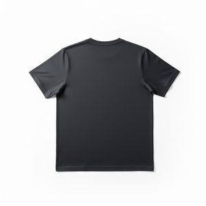 T-shirt personnalisé en gros avec impression en relief, faible MOQ, sérigraphie, mélange coton-élasthanne unisexe, toucher doux, streetwear homme - Product Image 4