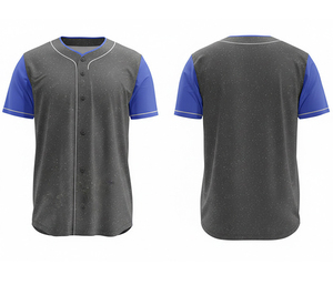 Camiseta de Béisbol al por Mayor, Nombre del Equipo 00, Morado y Verde Azulado, Impresión Sublimada, Unisex, Adulto, Manga Corta, Cierre de Botones, Ropa Deportiva - Product Image 5