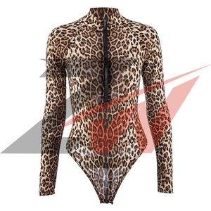 Vente en gros Body pour femme à logo personnalisé, col en V profond, manches courtes, coupe classique, coupe haute, vêtement de sport d'été, 1 imprimé - Product Image 5