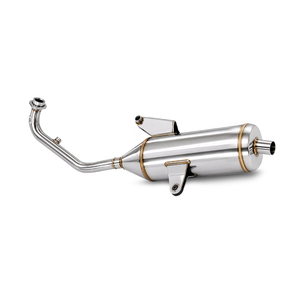 Tuyau d'échappement de performance pour moto en acier inoxydable 304 personnalisé, fabriqué par un fabricant OEM en usine à Taïwan, style course - Product Image 3