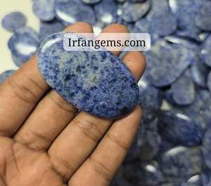 Lote de Cabujones de Jaspe Azul con Manchas, 100% Naturales, Gemas de Jaspe con Manchas Pulimentadas, Cabujones Sueltos para Joyería, Piedras con Patrones Únicos - Product Image 4