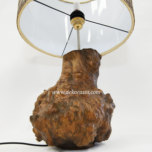 Handmade Eco-Friendly Electric Custom Wood Decorative Arlo Table Lamp Elegant <b>Lighting</b> Accent for Modern Home and Bedroom Decor - Product Image 4