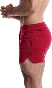Shorts de sport pour homme respirants, pour la course à pied, la gym, la musculation, avec logo personnalisé, 5 pouces, décontractés, vêtements de sport pour homme - Product Image 4