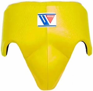 อุปกรณ์ป้องกันอวัยวะเพศชายสำหรับชกมวย Winning Orange Boxing Groin Guard PU ปรับได้ ยืดหยุ่น พร้อมถ้วยรองรับและป้องกัน - Product Image 2