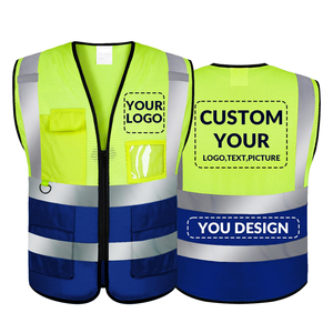 Professional Safety Vest Breathable Reflective <b>Construction</b> Workwear <b>Uniforms</b> Safety Vest Premium Manufacturer - Product Image 5