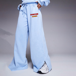 Custom New Design Sweatpants Premium Quality Baggy High <b>Waist</b> <b>Elastic</b> Drawstring Loose Fit Women Oversized <b>trouser</b> - Product Image 4