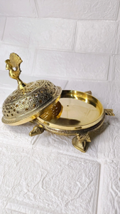 Brûleur d'encens Oud Bakhoor religieux traditionnel, design arabe, 100% naturel, écologique, durable - Product Image 3