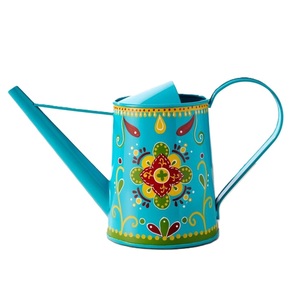 High Arrival Hand Painted Metal Iron Enamel Watering Can Indoor and Outdoor Plants Garden Plants Pot Watering <b>Spray</b> - Product Image 2
