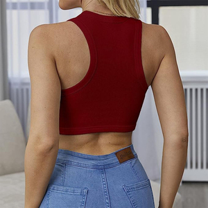New Model Crop-Tee For Woman Custom T Shirt <b>Plain</b> Cotton Crop Top T Shirt Ladies Blank Baby-Tee For Women's - Product Image 6