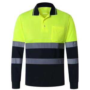 Camisa de Seguridad Reflectante de Alta Visibilidad de Manga Larga, Ropa de Trabajo Personalizada para Construcción, Camisa de Trabajo de Alta Visibilidad, Ropa de Seguridad Industrial - Product Image 6