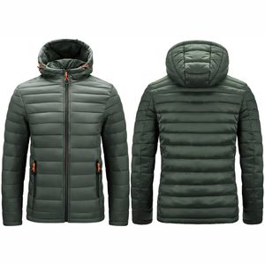 Chaqueta Acolchada Unisex con Capucha, Bordado Frontal, Impermeable, Cortavientos, Ligera, Ropa de Abrigo para Primavera, para Uso en Exteriores con Clima Frío - Product Image 4