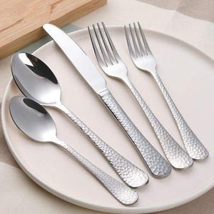 Juegos de cubiertos para restaurante, acabado plateado, cucharas, tenedores y cuchillos de latón, juego de cubiertos de primera calidad, precio de fábrica al por mayor - Product Image 4