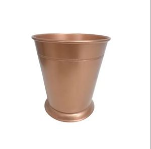 Seau à glace rond en aluminium pour vin, style moderne, design antique en cuivre, double paroi, capacité 3L, fait main, personnalisé - Product Image 1