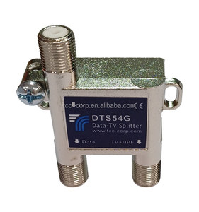 TCC DTS54G Data-TV <b>Splitter</b> Zinc-alloy Nickel-plated 75 System 5-1000MHz Frequency Range Radio & TV Accessories - Product Image 2