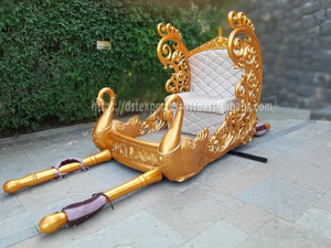 Doli de mariage indien style ouvert, en bois de teck sculpté, léger, pour mariage musulman, à vendre - Product Image 5