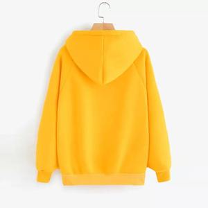 Pull à capuche unisexe décontracté à manches longues pour l'automne et l'hiver, grande taille, avec fermeture éclair, poches, broderie sur le devant, écologique, 100% coton - Product Image 3