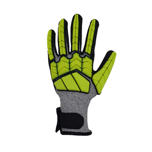 Guantes de Soldadura Resistentes, con Palma Punteada para un Agarre Fuerte, Resistentes a Cortes con Kevlar, Nivel 4 de EN388, Resistentes a Impactos para Trabajos de Soldadura - Product Image 3