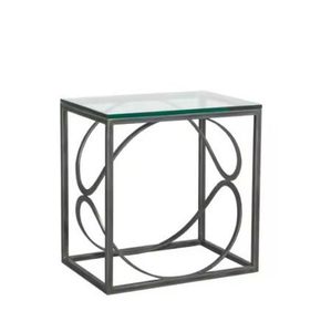 Durable round metal side <b>table</b>, minimalist design, ideal for modern homes, OEM/ODM support available <b>top</b> trending Home <b>Decor</b> - Product Image 3