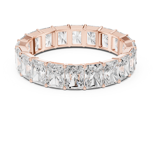 Anillo de Diamante de Laboratorio con Corte Radiante, Chapado en Oro Rosa, Joyería para Mujer, Regalo de Aniversario o Boda - Product Image 3