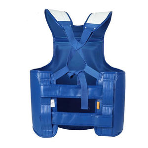 Protège-poitrine en cuir de vachette pour MMA, ceinture de sécurité abdominale pour entraînement de kick-boxing avec logo personnalisé, protège-poitrine, ceinture abdominale - Product Image 3