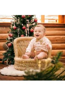 Sillón Pequeño de Ratán PE de Alta Calidad con Cojín Personalizable para Uso en Exteriores, Apto para Niños - Product Image 3