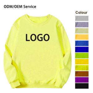 Sudadera con Forro y Bordado de Logotipo Personalizado, Sudadera Unisex con Cuello Redondo, Top de Felpa, Múltiples Colores, Tela de Algodón y Poliéster, Venta al Por Mayor - Product Image 4