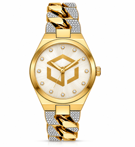 Luxury <b>Iced</b> <b>Out</b> Moissanite Diamond Hip Hop Quartz <b>Watch</b> Men Polygon Analog Wristwatch - Product Image 3