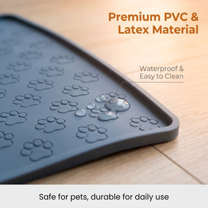 Tapis antidérapant en caoutchouc pour animaux de compagnie 30x45cm, lavable, imperméable, pour chien, en latex résistant, pour chat, directement de l'usine - Product Image 3