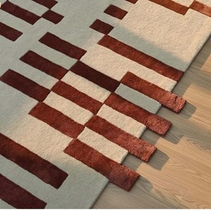 Contemporary Hand Tufted Geometric Pattern Carpet Soft <b>Floor</b> Area Rug Anti Slip Modern Rug for Living Room Bedroom Office Hotel - Product Image 6