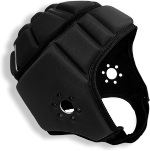 Protège-tête de football en EVA blanc avec aérations, casque de sport protecteur unisexe pour adulte, fermeture auto-agrippante - Product Image 3