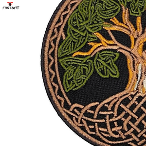 Parche Bordado 3D de Bajo MOQ Más Vendido con Material de PU, Color Personalizado, Borde Adhesivo Merrow para Gorras y Ropa - Product Image 3