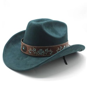 Chapeau de cowboy en daim personnalisé avec logo sur mesure pour fêtes, livraison gratuite, vente en gros, promotionnel, design exclusif - Product Image 4