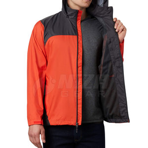 Waterproof Breathable Windproof <b>Rain</b> <b>Lightweight</b> Outdoor Clothing <b>Rain</b> <b>Jacket</b> With Detached Hoodie - Product Image 4