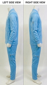Women Nurse <b>Scrub</b> Uniform <b>Set</b> V Neck Medical Hospital Wear 100% Cotton Woven Breathable Top Pants OEM Supplier Factory Wholesale - Product Image 4