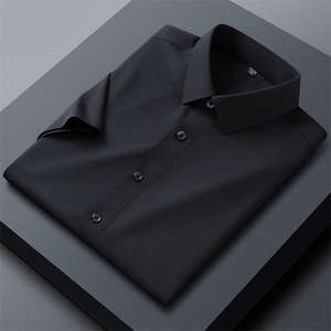 Camisa de Manga Corta 100% Algodón, Estilo Nuevo de Año Nuevo, para Hombre, Calidad Premium, Casual, con Botones, Logotipo Personalizado, Venta al Por Mayor, OEM, Exportación - Product Image 3