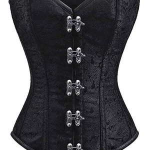 เสื้อครอเซ็ทวินเทจสำหรับผู้หญิง เซ็กซี่ กระชับสัดส่วน ระบายอากาศได้ดี ดีไซน์ทันสมัย ผ้าปักลาย สำหรับสาวพลัสไซส์ - Product Image 1