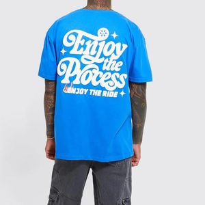 Nouveauté - T-shirts pour hommes avec logo et design personnalisés, impression en relief, service OEM, t-shirt imprimé en relief pour hommes, pour un usage décontracté - Product Image 4