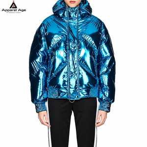 Vêtements avec logo personnalisé, manteaux en duvet pour femmes de haute qualité, épais et tendance, vestes chaudes d'hiver, vente en gros de vestes matelassées pour femmes - Product Image 4