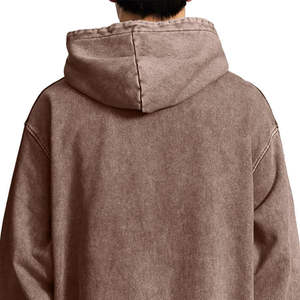 Sweat-shirts d'hiver pour hommes, personnalisés, imprimés, épais, délavés, de haute qualité, 100 % coton, écologiques, design rétro vieilli, vente en gros - Product Image 5