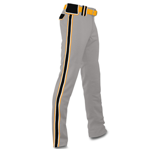Pantalon de baseball/softball unisexe tendance de haute qualité, grande taille, personnalisé, respirant, séchage rapide, antibactérien, anti-UV, 4 saisons, 100% - Product Image 3