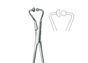 Pinzas para Toallas Backhaus, Manuales, de Acero Inoxidable, Uso Dental Profesional, Diseño Ergonómico de Bola y Encaje, Tamaño Personalizable - Product Image 4