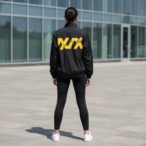 Custom Logo Eco-Friendly 100% Nylon <b>Waterproof</b> Lightweight Reflective Zipper Solid <b>Long</b>/Short Windbreaker <b>Jacket</b> - Product Image 2