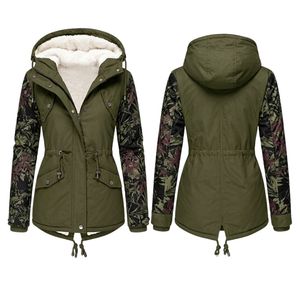 Thick Polar Fleece <b>Sherpa</b> Parka Rust Orange Two Tone Contrast Cuff Ribbing Snap Pocket Attached Hood <b>Sherpa</b> <b>Lined</b> Warm Coats - Product Image 5