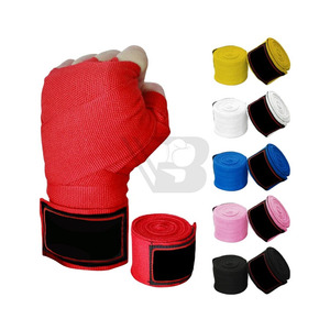Premium Quality Cotton Polyester Breathable Eco-Friendly Soft <b>Hand</b> Wraps for Boxing Training with Custom Logo and Size Options - Product Image 3
